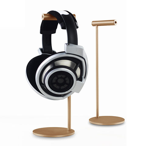 Soporte Universal de Auriculares Cascos Oro