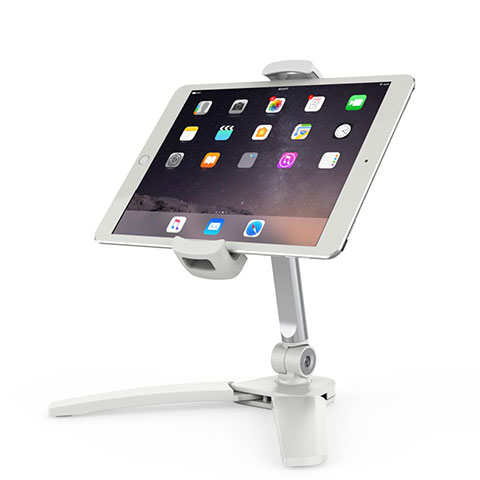 Soporte Universal Sostenedor De Tableta Tablets Flexible K08 para Apple iPad 3 Blanco