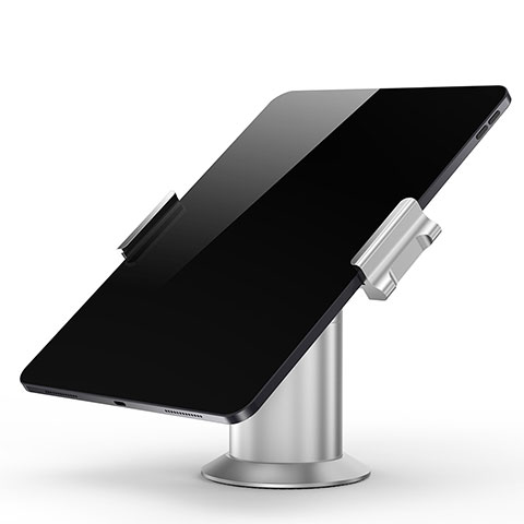 Soporte Universal Sostenedor De Tableta Tablets Flexible K12 para Huawei MediaPad M2 10.1 FDR-A03L FDR-A01W Plata