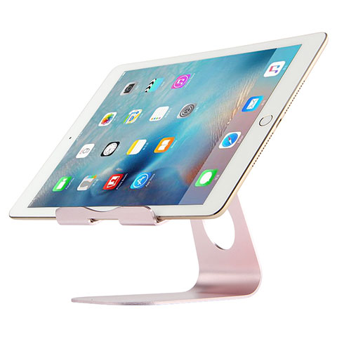 Soporte Universal Sostenedor De Tableta Tablets Flexible K15 para Apple iPad 4 Oro Rosa