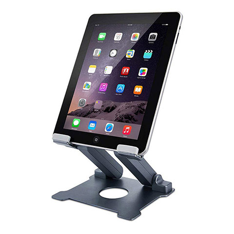 Soporte Universal Sostenedor De Tableta Tablets Flexible K18 para Apple iPad 3 Gris Oscuro