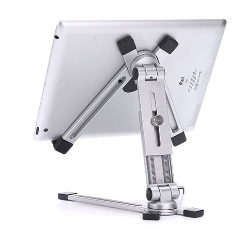 Soporte Universal Sostenedor De Tableta Tablets Flexible K19 para Apple iPad Pro 12.9 (2020) Plata