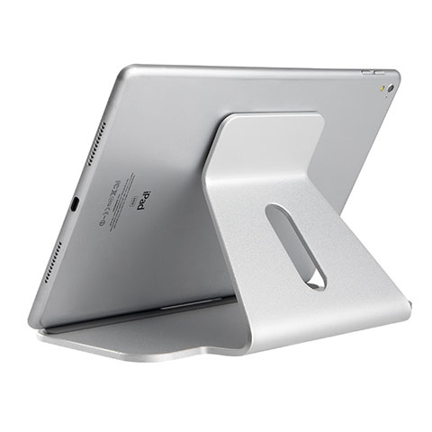 Soporte Universal Sostenedor De Tableta Tablets Flexible K21 para Samsung Galaxy Tab 2 10.1 P5100 P5110 Plata