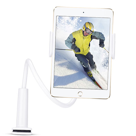 Soporte Universal Sostenedor De Tableta Tablets Flexible T38 para Apple iPad Mini 3 Blanco