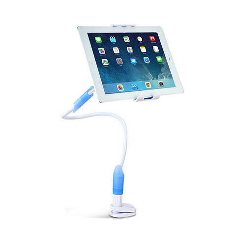 Soporte Universal Sostenedor De Tableta Tablets Flexible T41 para Apple iPad 10.2 (2020) Azul Cielo