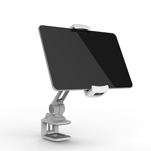 Soporte Universal Sostenedor De Tableta Tablets Flexible T45 para Apple iPad Mini 3 Plata