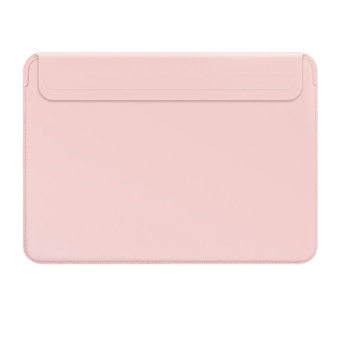 Suave Cuero Bolsillo Funda L01 para Apple MacBook Pro 15 pulgadas Retina Rosa