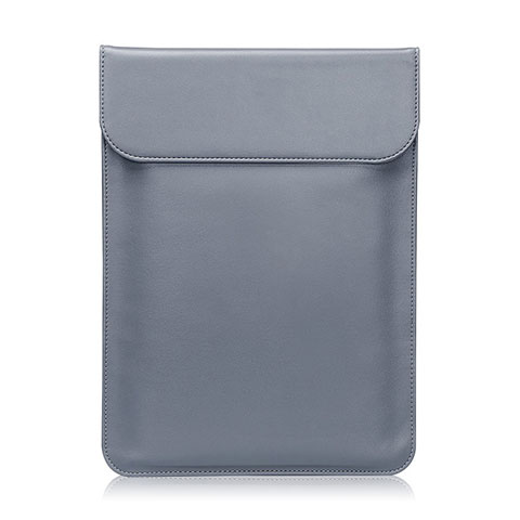 Suave Cuero Bolsillo Funda L01 para Huawei Matebook 13 (2020) Gris