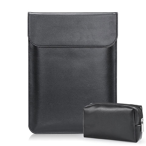 Suave Cuero Bolsillo Funda L02 para Samsung Galaxy Book Flex 13.3 NP930QCG Negro