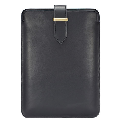 Suave Cuero Bolsillo Funda L06 para Huawei Matebook X Pro (2020) 13.9 Negro