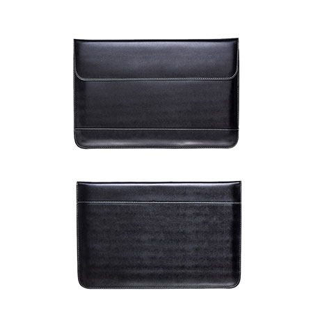 Suave Cuero Bolsillo Funda L14 para Apple MacBook Pro 13 pulgadas (2020) Negro