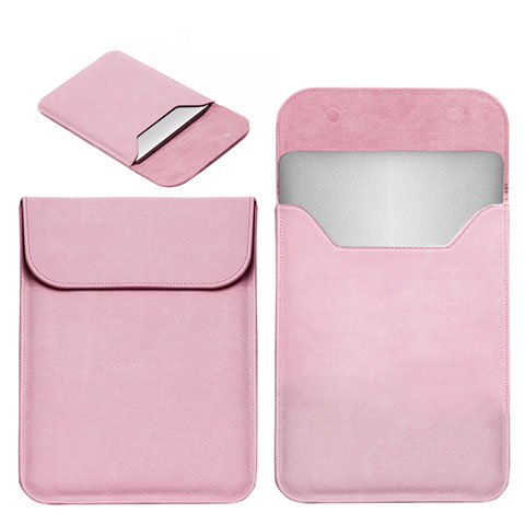 Suave Cuero Bolsillo Funda L19 para Apple MacBook Air 11 pulgadas Rosa