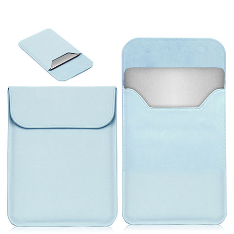 Suave Cuero Bolsillo Funda L19 para Apple MacBook Pro 13 pulgadas Azul Cielo