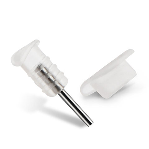 Tapon Antipolvo Lightning USB Jack J03 para Apple iPhone 7 Blanco