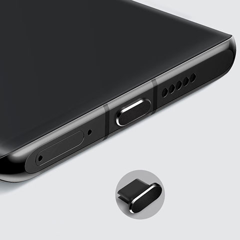 Tapon Antipolvo USB-C Jack Type-C Universal H08 para Apple iPad Pro 11 (2021) Negro