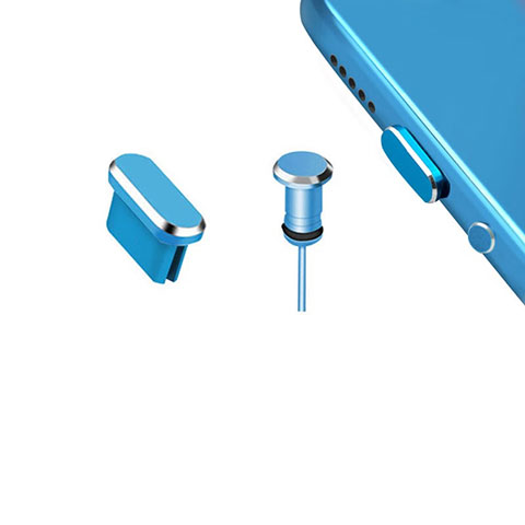 Tapon Antipolvo USB-C Jack Type-C Universal H15 Azul