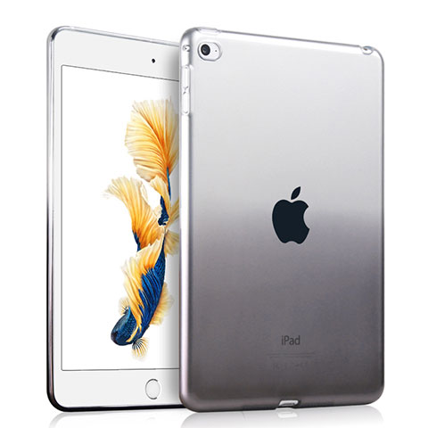 Ultra-thin Transparente Gradient Soft Cover para Apple iPad Air 2 Gris