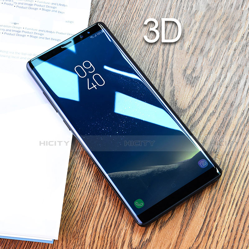 3D Protector de Pantalla Cristal Templado para Samsung Galaxy Note 8 Duos N950F Claro