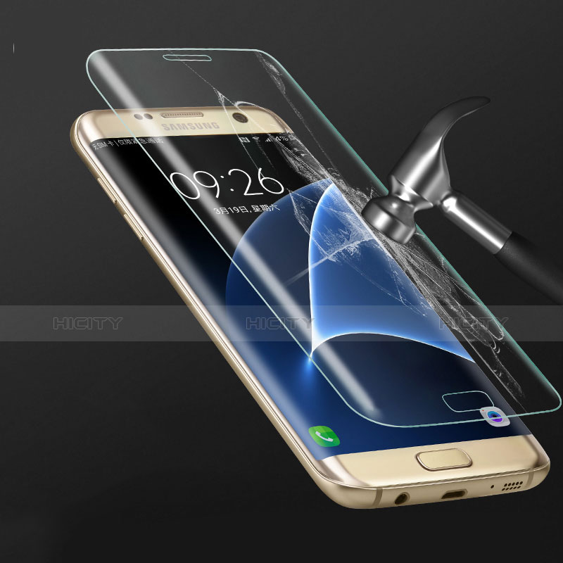 3D Protector de Pantalla Cristal Templado para Samsung Galaxy S7 Edge G935F Claro