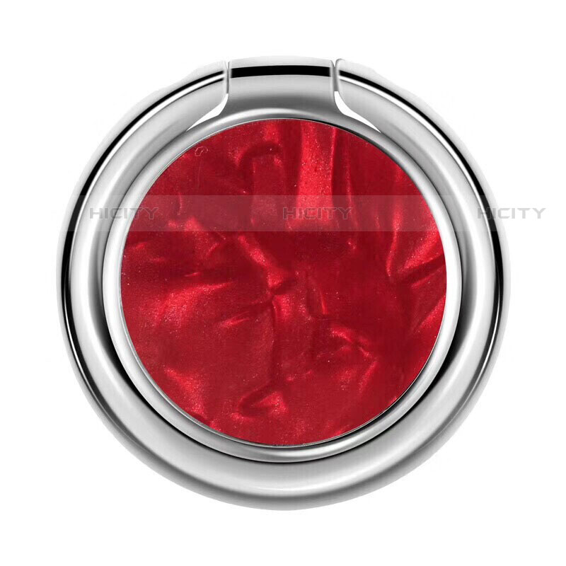 Anillo de dedo Soporte Magnetico Universal Sostenedor De Telefono Movil Z12 Rojo
