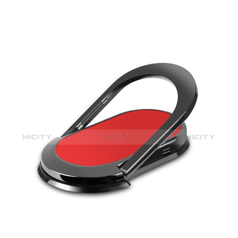 Anillo de dedo Soporte Universal Sostenedor De Telefono Movil R07 Rojo