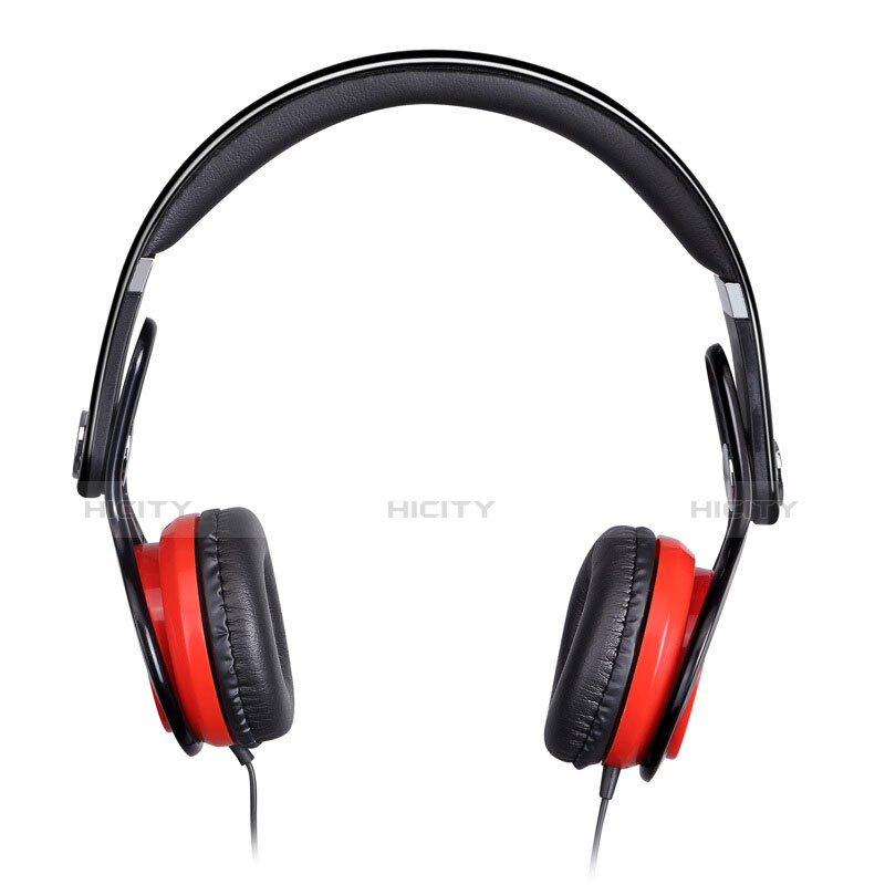 Auricular Cascos Auriculares Estereo H60 Rojo