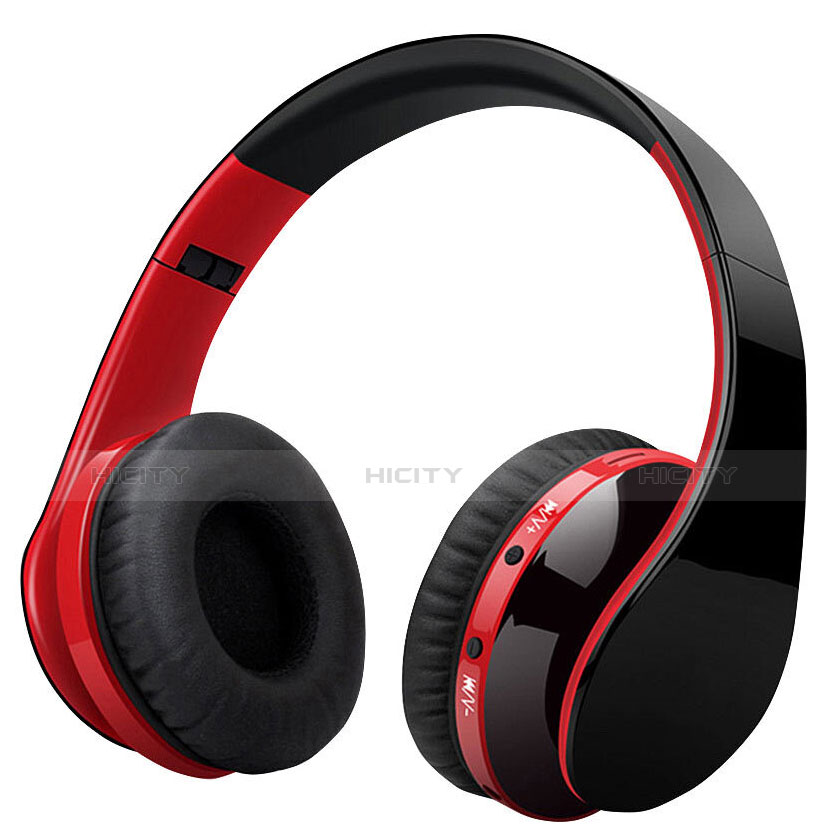 Auricular Cascos Estereo Bluetooth Auriculares Inalambricos H72 Rojo