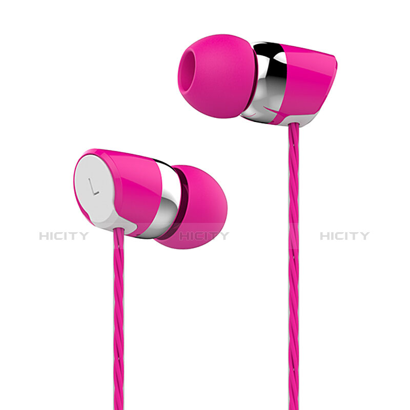 Auriculares Estereo Auricular H16 Rosa Roja