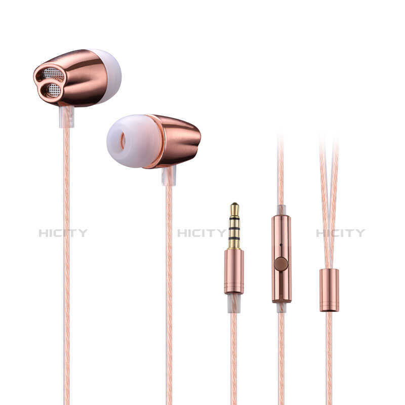 Auriculares Estereo Auricular H26 Oro Rosa