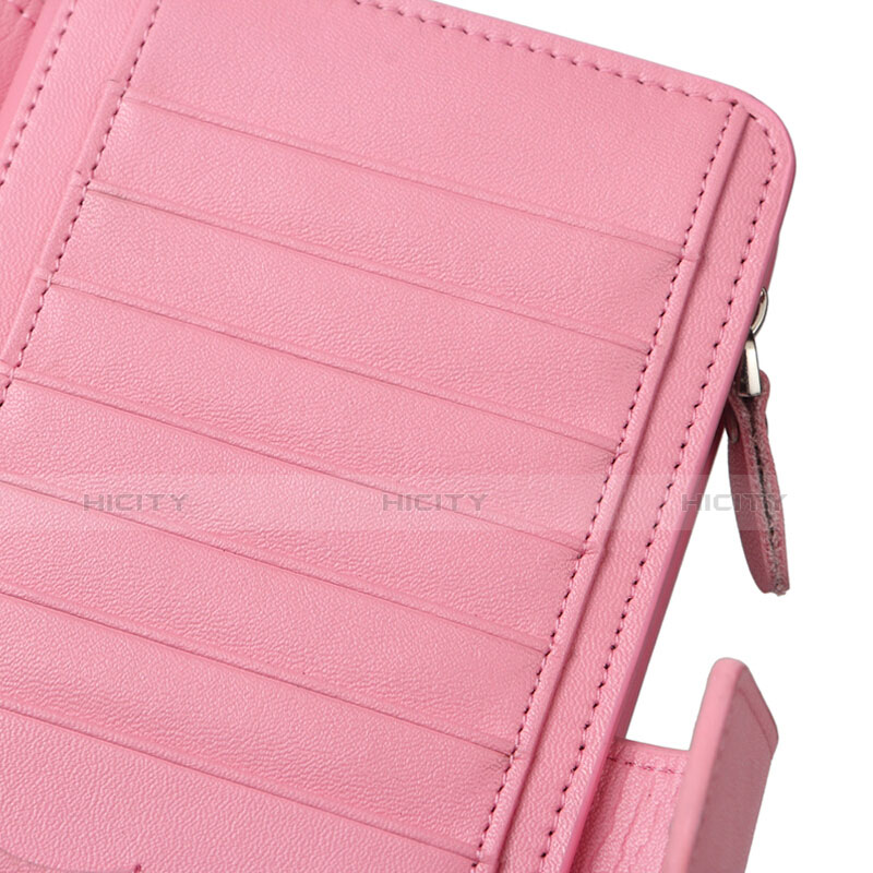 Bolso Cartera Protectora de Cuero Universal H38 Rosa