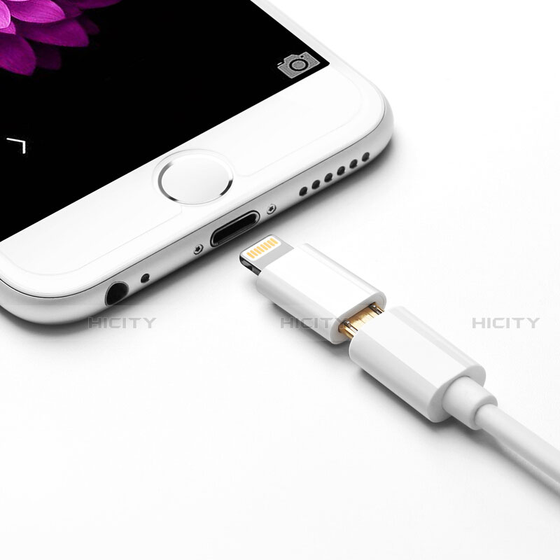 Cable Adaptador Android Micro USB a Lightning USB H01 para Apple iPad 10.2 (2020) Blanco