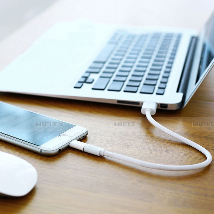 Cable Adaptador Android Micro USB a Lightning USB H01 para Apple iPhone 12 Mini Blanco