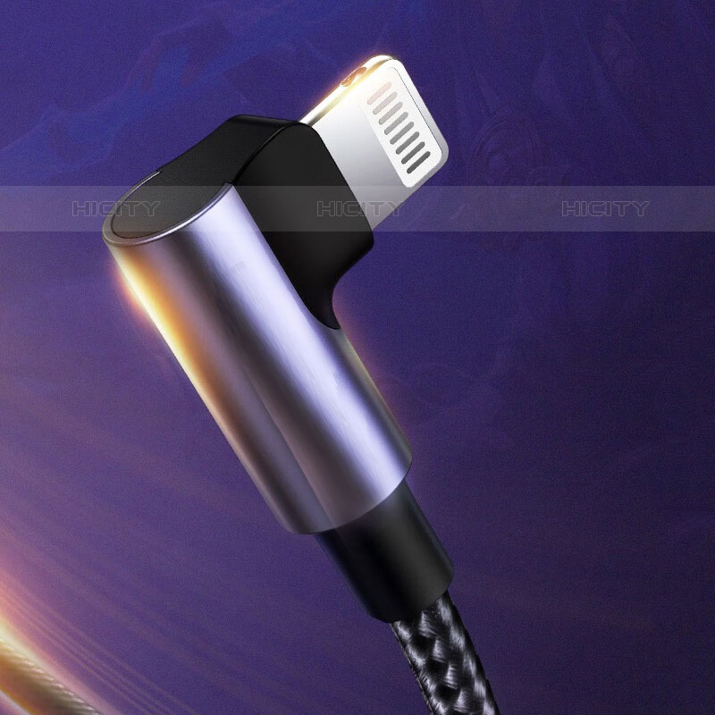 Cable Adaptador Type-C USB-C a Lightning USB H01 Gris Oscuro