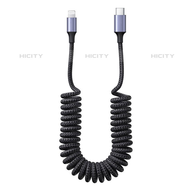 Cable Adaptador Type-C USB-C a Lightning USB H02 para Apple iPad Pro 12.9 (2022) Gris Oscuro