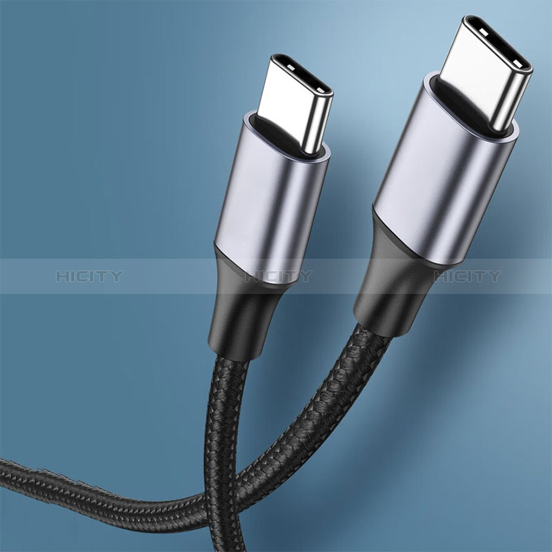 Cable Adaptador Type-C USB-C a Type-C USB-C 60W Gris Oscuro