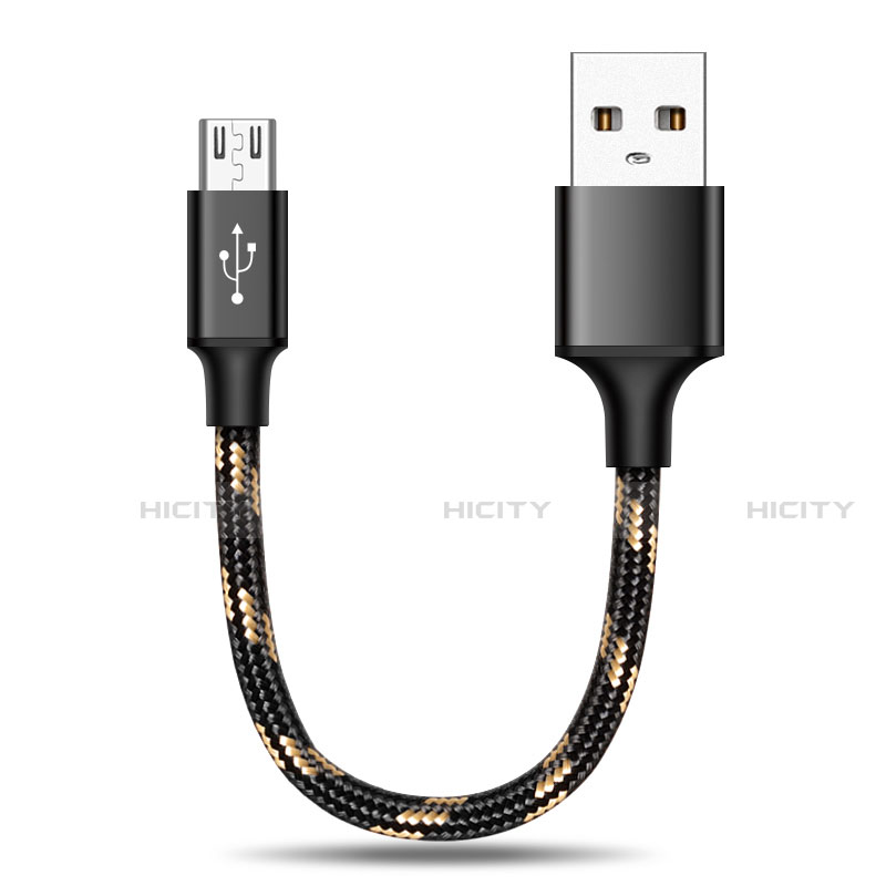 Cable Micro USB Android Universal 25cm S02 Negro