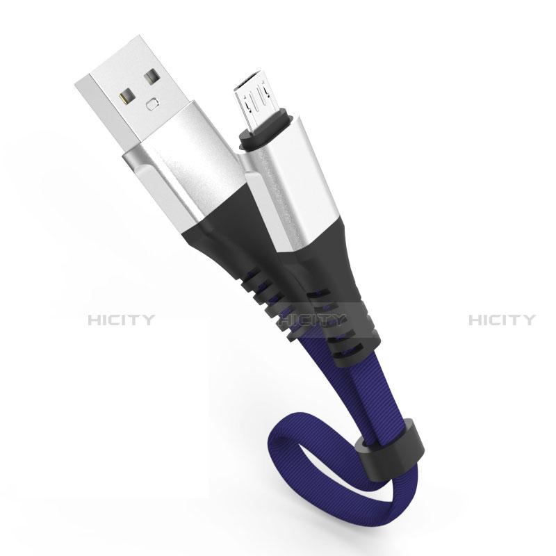 Cable Micro USB Android Universal 30cm S03 Azul