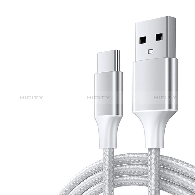 Cable Type-C Android Universal 3A H04 para Apple iPad Pro 12.9 (2022) Blanco