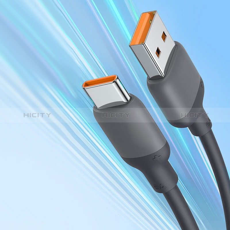 Cable Type-C Android Universal 6A H04 Negro