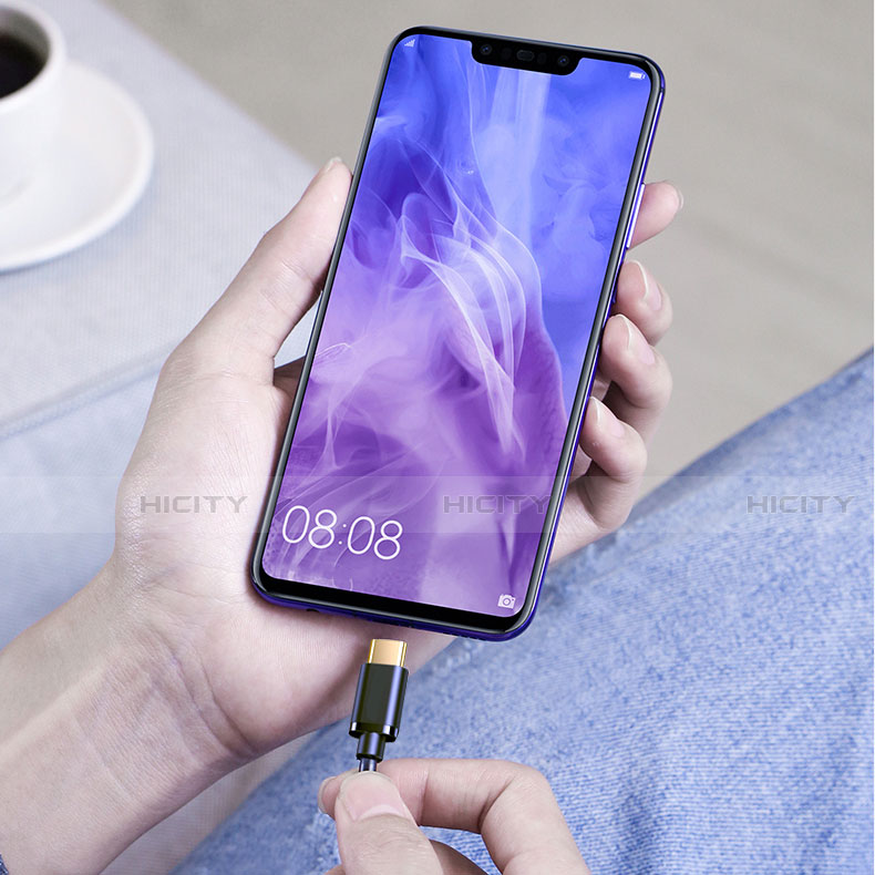 Cable Type-C Android Universal T08 para Apple iPad Pro 11 (2022) Negro