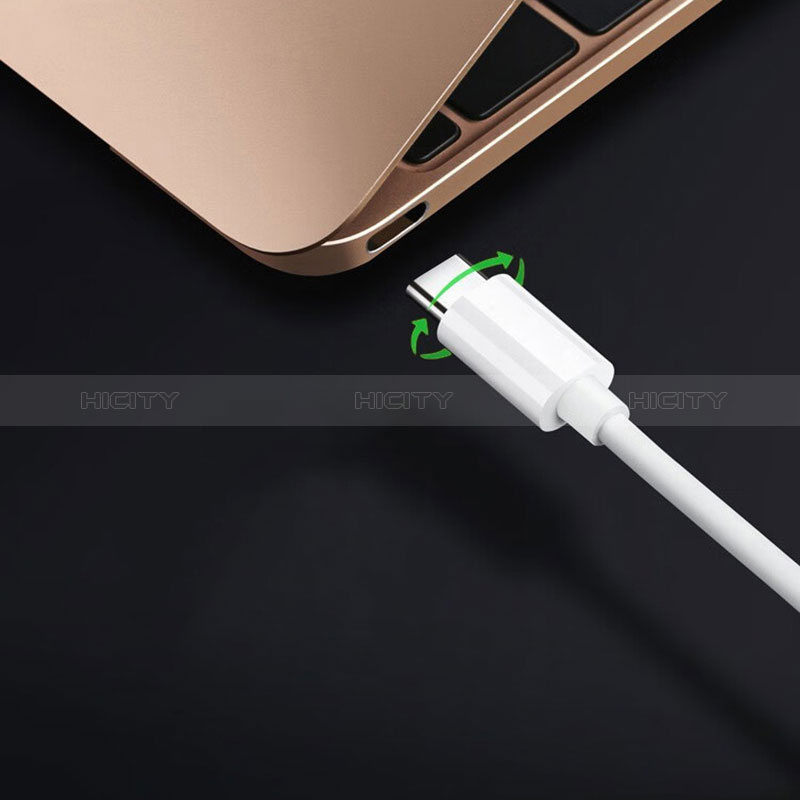 Cable USB 2.0 Android Universal 2A H02 para Apple iPad Pro 12.9 (2022) Blanco