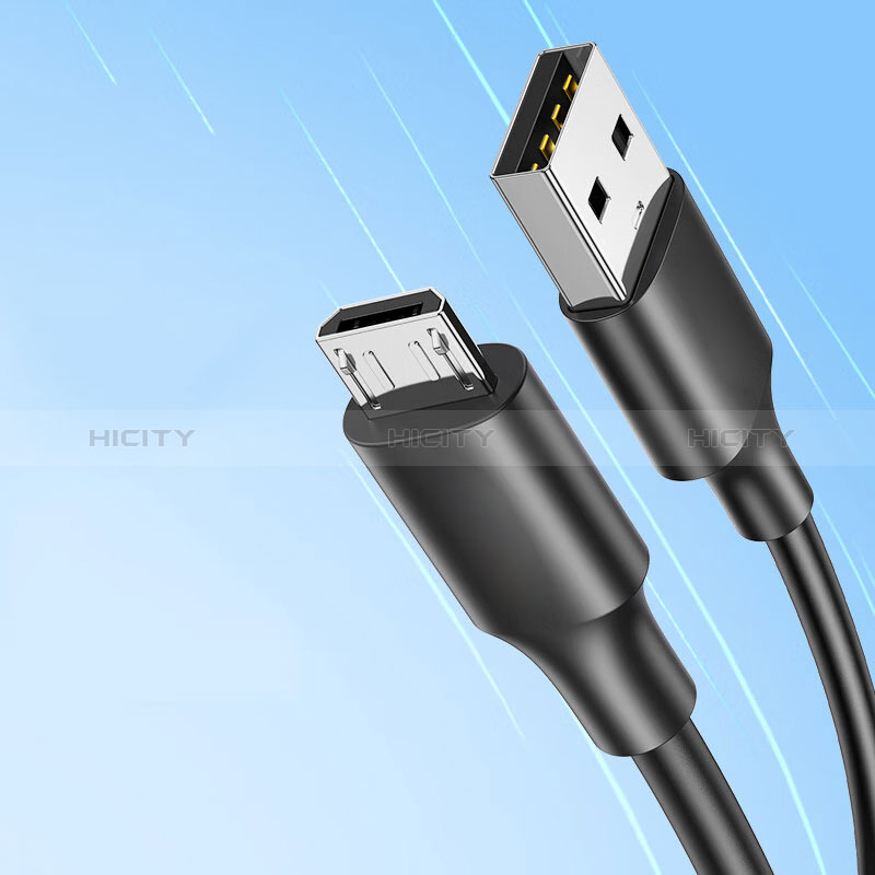 Cable USB 2.0 Android Universal 2A H03 para Apple iPad Pro 12.9 (2022) Negro