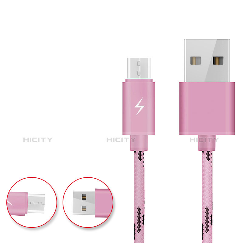 Cable USB 2.0 Android Universal A03 Oro Rosa