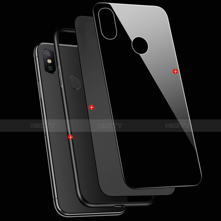 Carcasa Bumper Funda Silicona Espejo con Magnetico Anillo de dedo Soporte A01 para Xiaomi Redmi 6 Pro