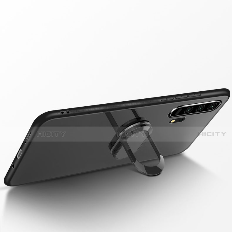 Carcasa Bumper Funda Silicona Espejo con Magnetico Anillo de dedo Soporte para Huawei Honor 20 Pro