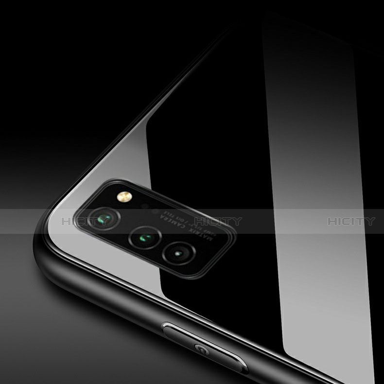 Carcasa Bumper Funda Silicona Espejo con Magnetico Anillo de dedo Soporte para Huawei Honor View 30 Pro 5G