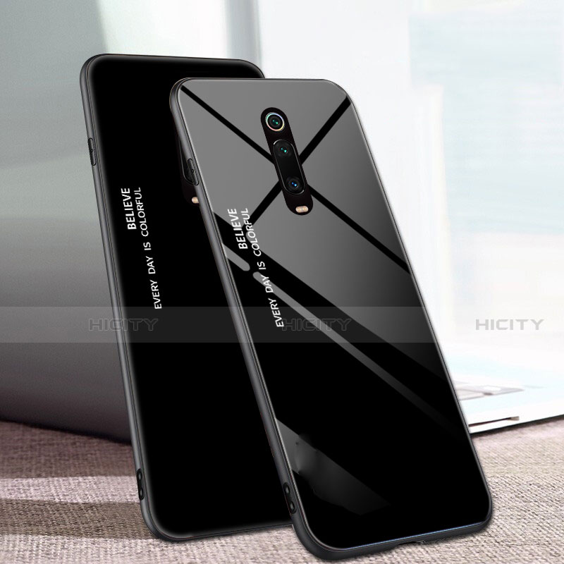 Carcasa Bumper Funda Silicona Espejo Gradiente Arco iris H01 para Xiaomi Redmi K20