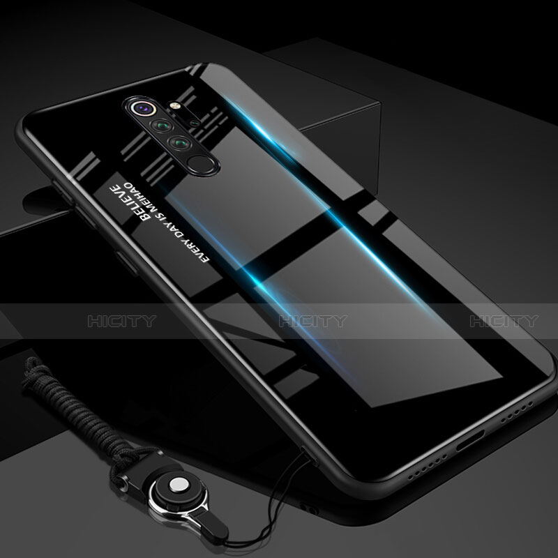 Carcasa Bumper Funda Silicona Espejo Gradiente Arco iris H01 para Xiaomi Redmi Note 8 Pro