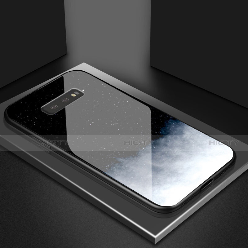 Carcasa Bumper Funda Silicona Espejo Gradiente Arco iris H03 para Samsung Galaxy S10e
