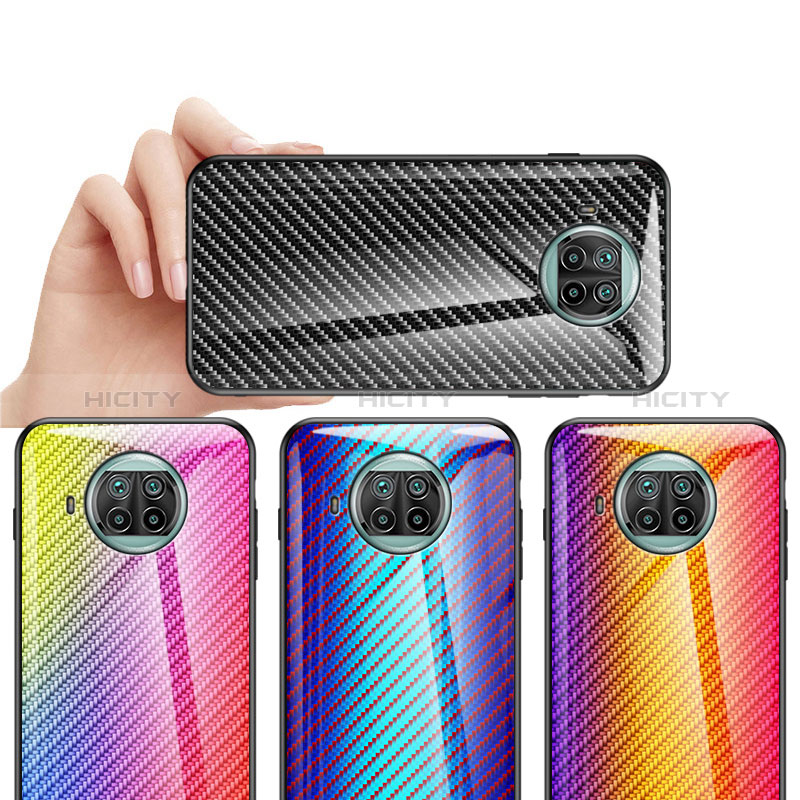 Carcasa Bumper Funda Silicona Espejo Gradiente Arco iris LS2 para Xiaomi Mi 10T Lite 5G